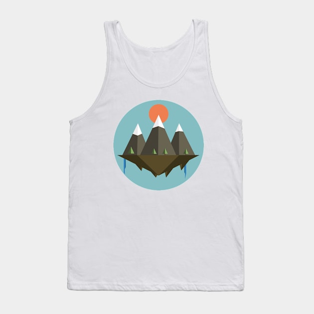 Morning Mountain View Tank Top by wardm